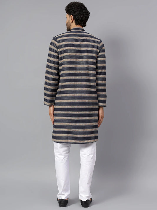 Runway Stripes Kurta Set