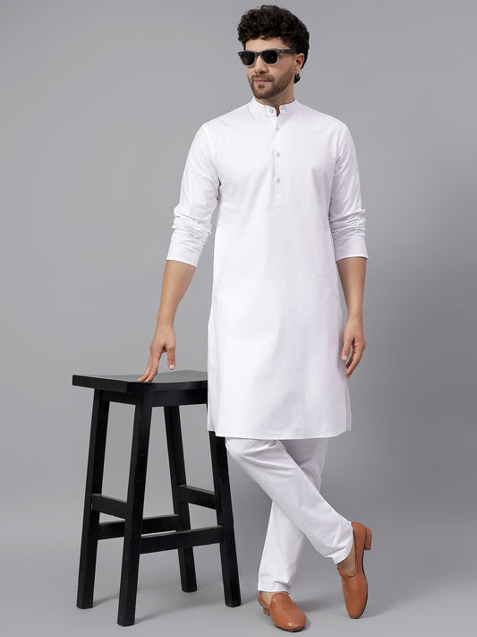 White Cotton Kurta