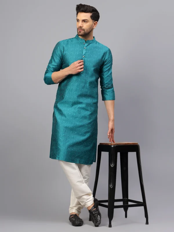 Jacquard Print Kurta