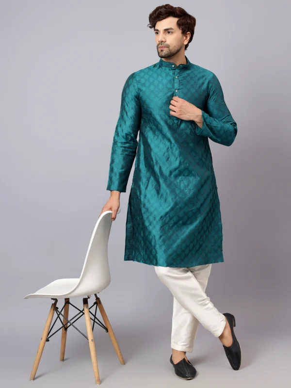 Jacquard Print Kurta