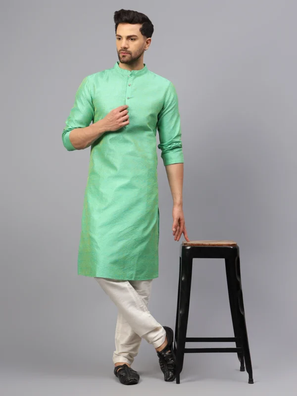 Jacquard Print Kurta