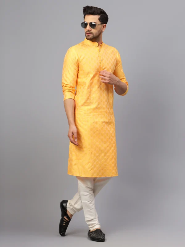Jacquard Print Kurta