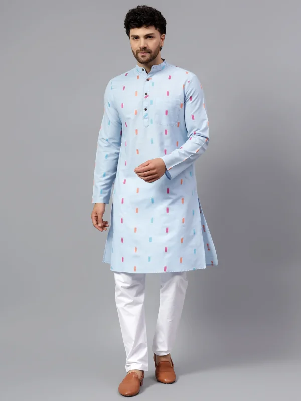 Multy Brick Cotton Kurta
