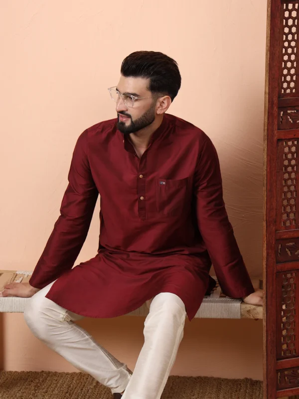 Men's Silk Blend Kurta
