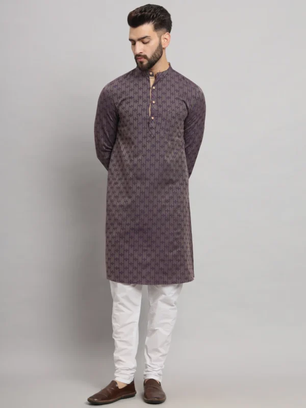 Textured Cotton Kurta