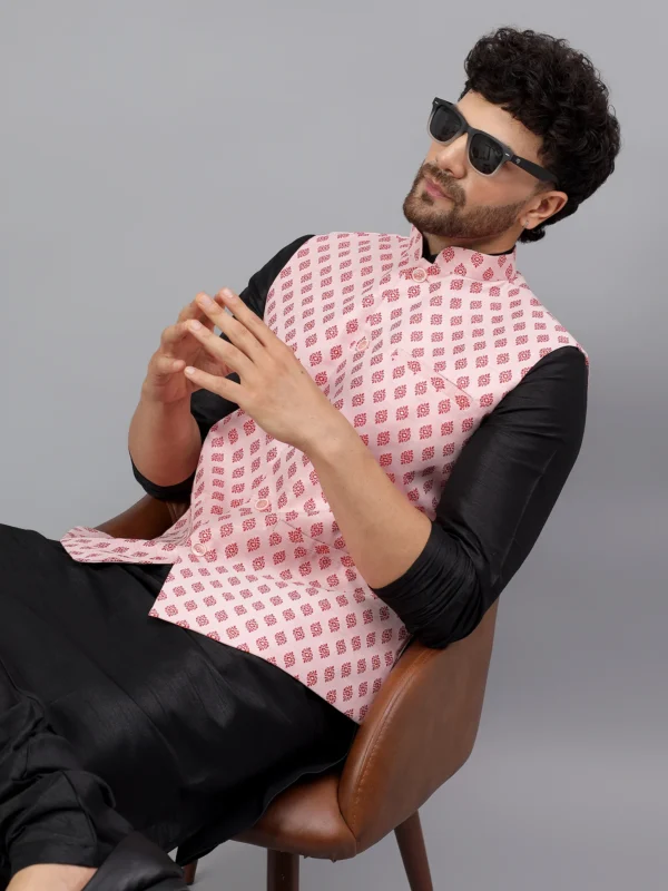 Silk Banarsi Nehru Jacket
