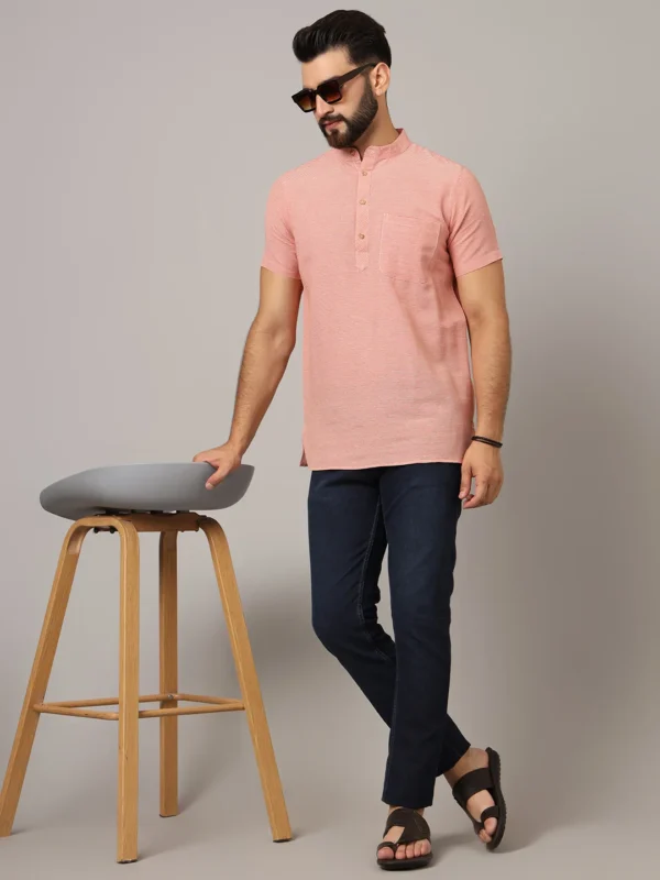 Casual Short-Sleeve Kurta