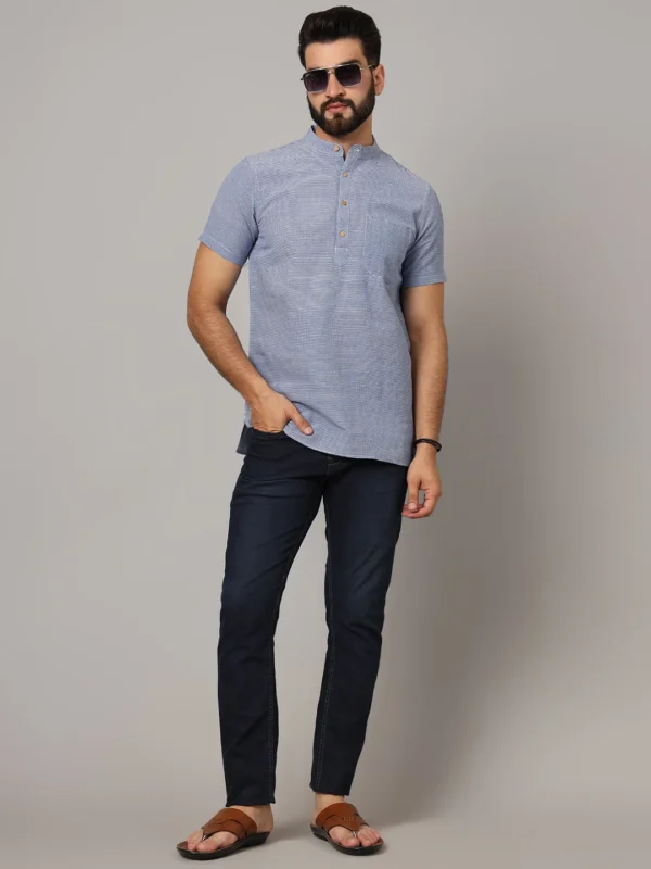Casual Short-Sleeve Kurta